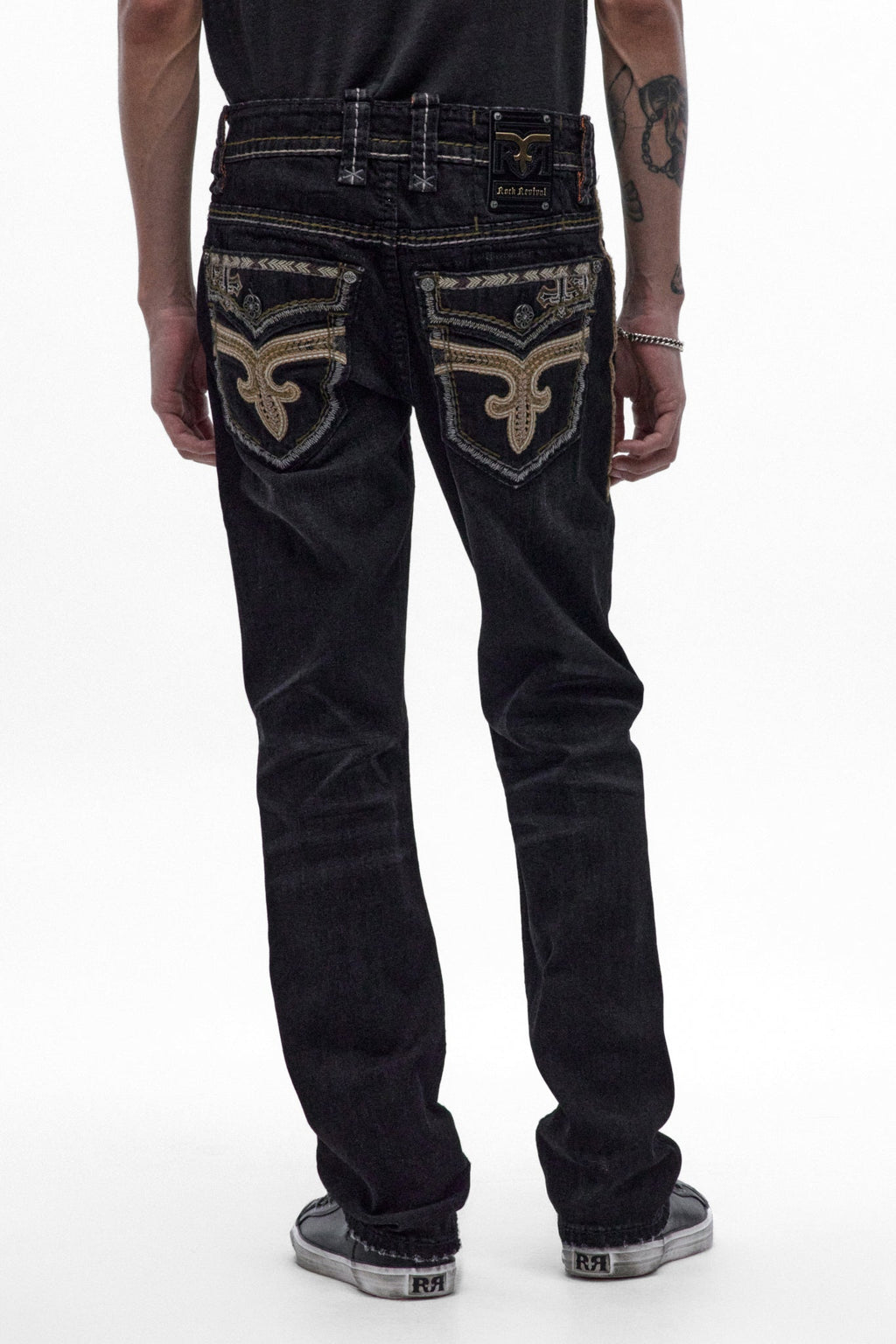 Rock Revival Eban Straight Jeans – Black