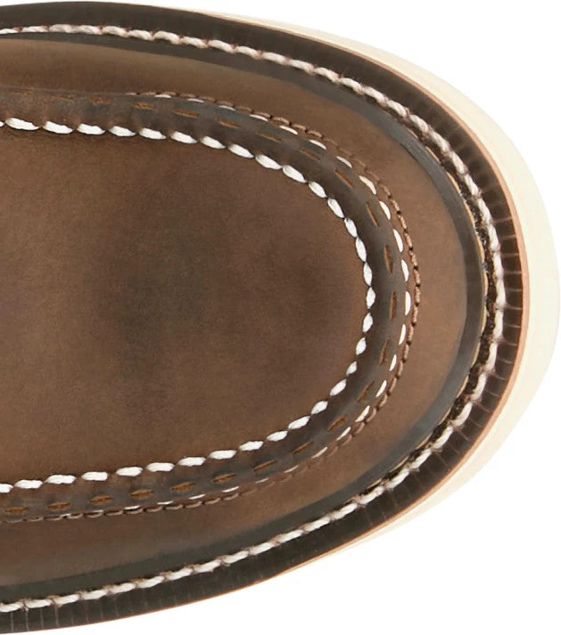 Justin Bristol Brown Cowhide work boot - top