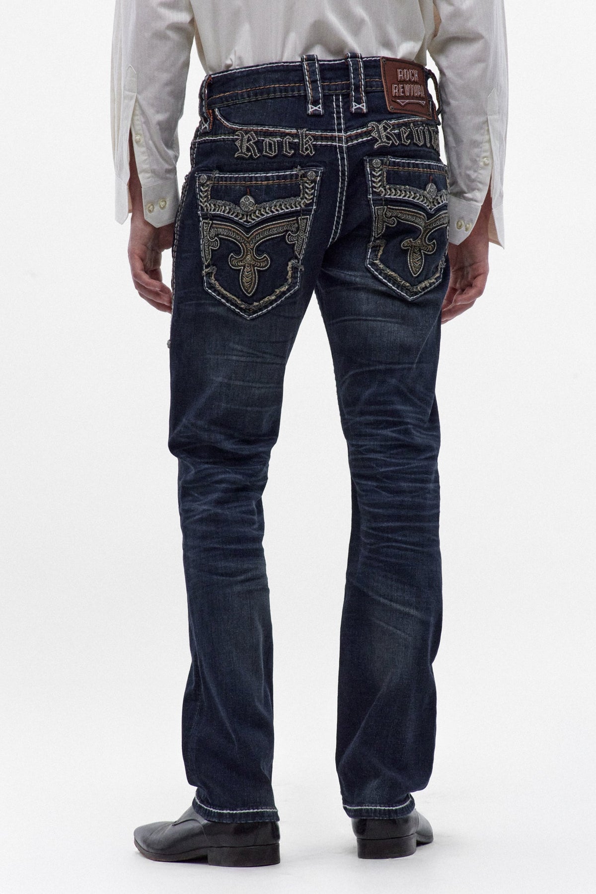 Rock Revival Jaydy Straight Jeans – Dark Blue