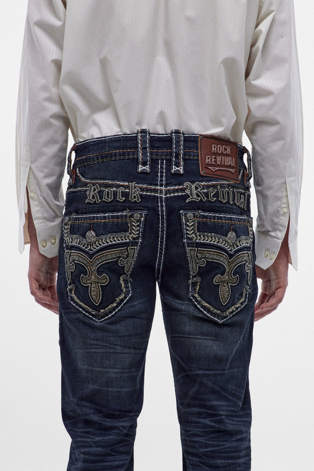 Rock Revival Jaydy Straight Jeans – Dark Blue