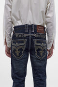 Rock Revival Jaydy Straight Jeans – Dark Blue