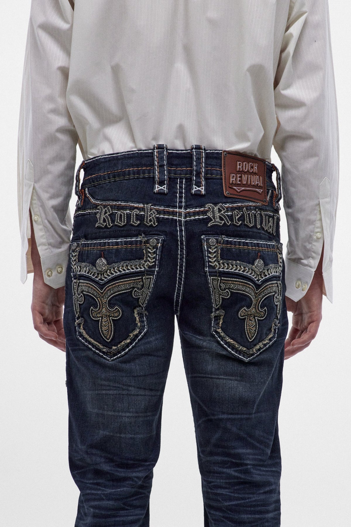 Rock Revival Jaydy Straight Jeans – Dark Blue