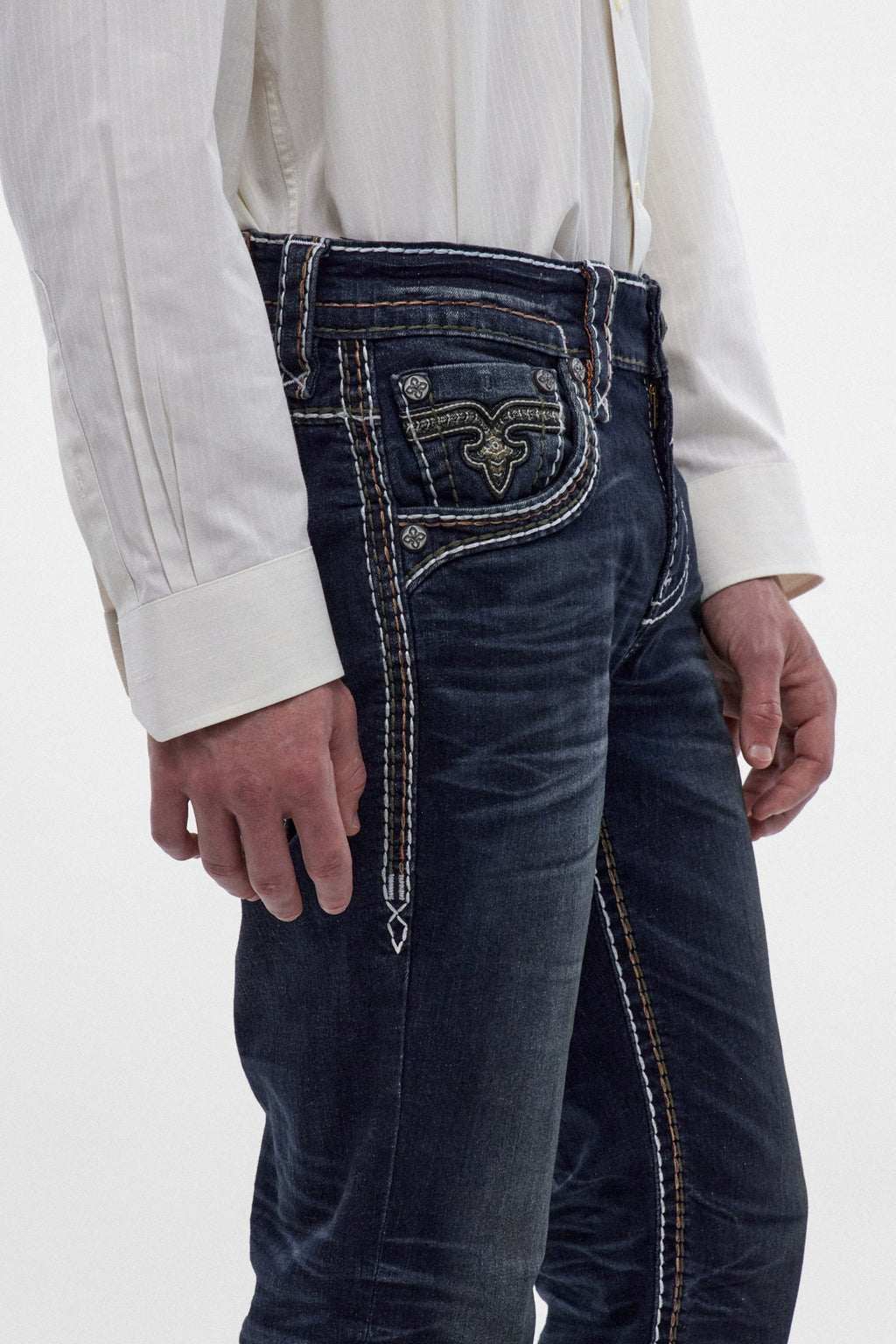 Rock Revival Jaydy Straight Jeans – Dark Blue