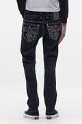 Rock Revival Joe Alt Straight Jeans – Overdyed Charcoal