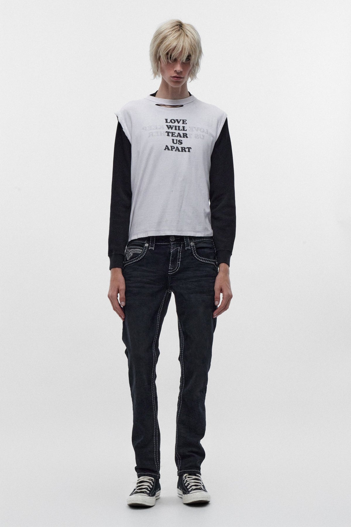 Rock Revival Joe Alt Straight Jeans – Overdyed Charcoal