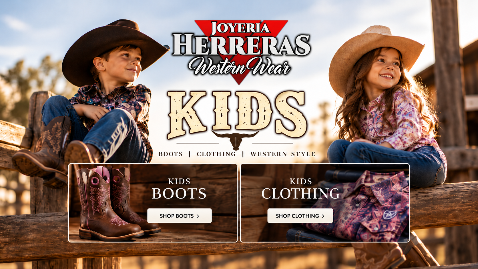 Joyería Herreras Western Wear Kids: boots, clothing, western style