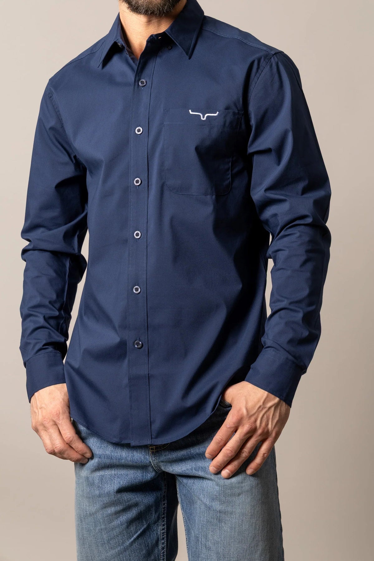 Kimes Ranch KR Team Shirt – Navy