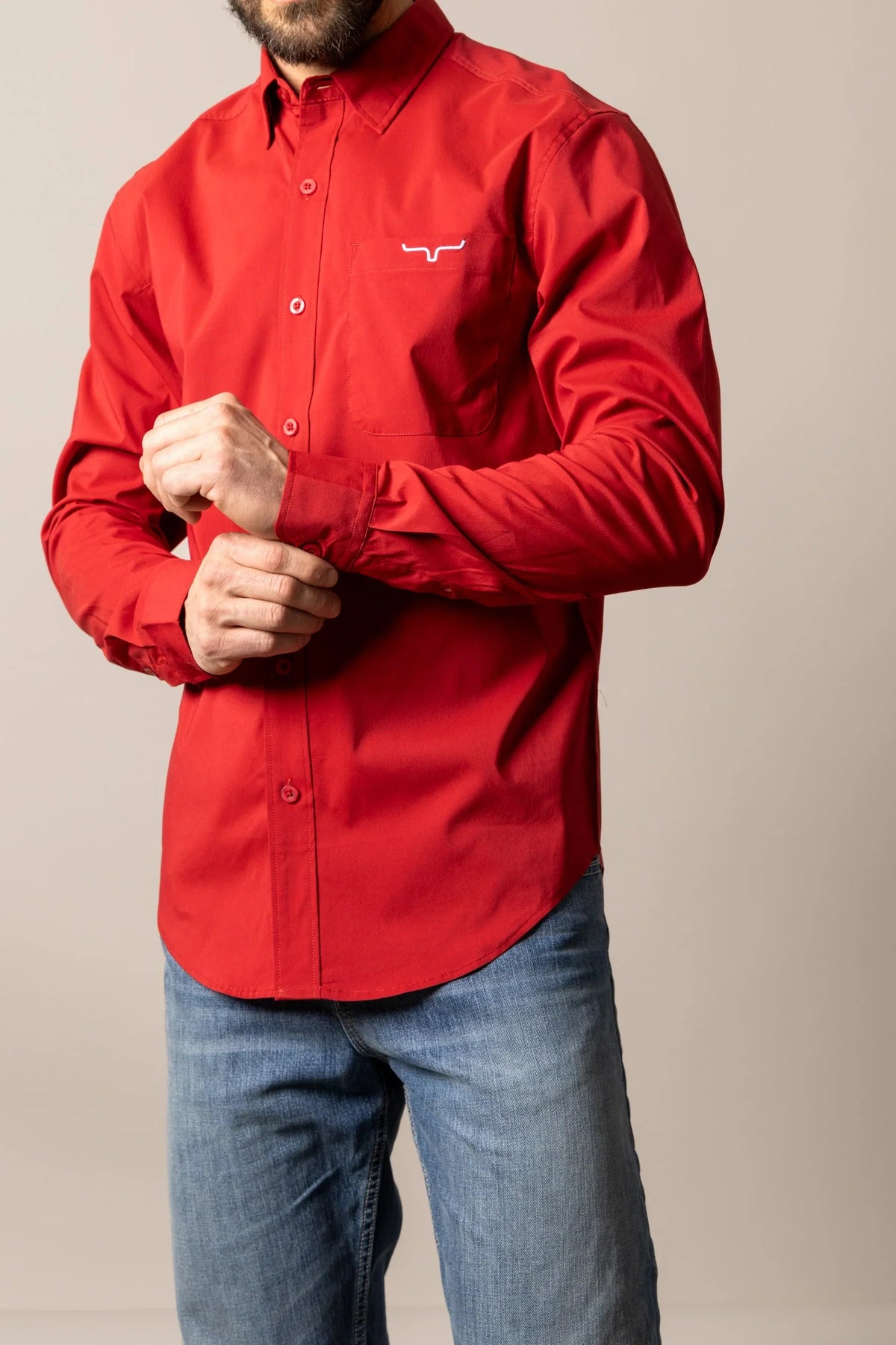 Kimes Ranch KR Team Shirt – Red