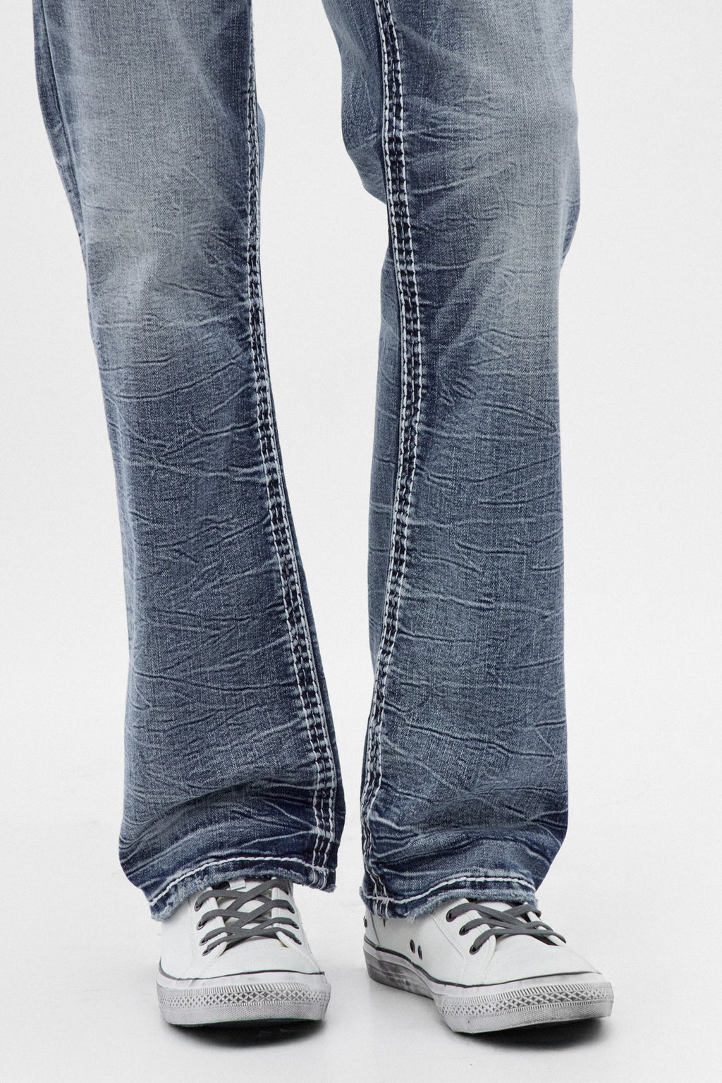 Rock Revival Matteo Bootcut Jeans – Medium Blue