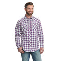 Wrangler 20X Competition Long Sleeve Shirt in Red Plaid
