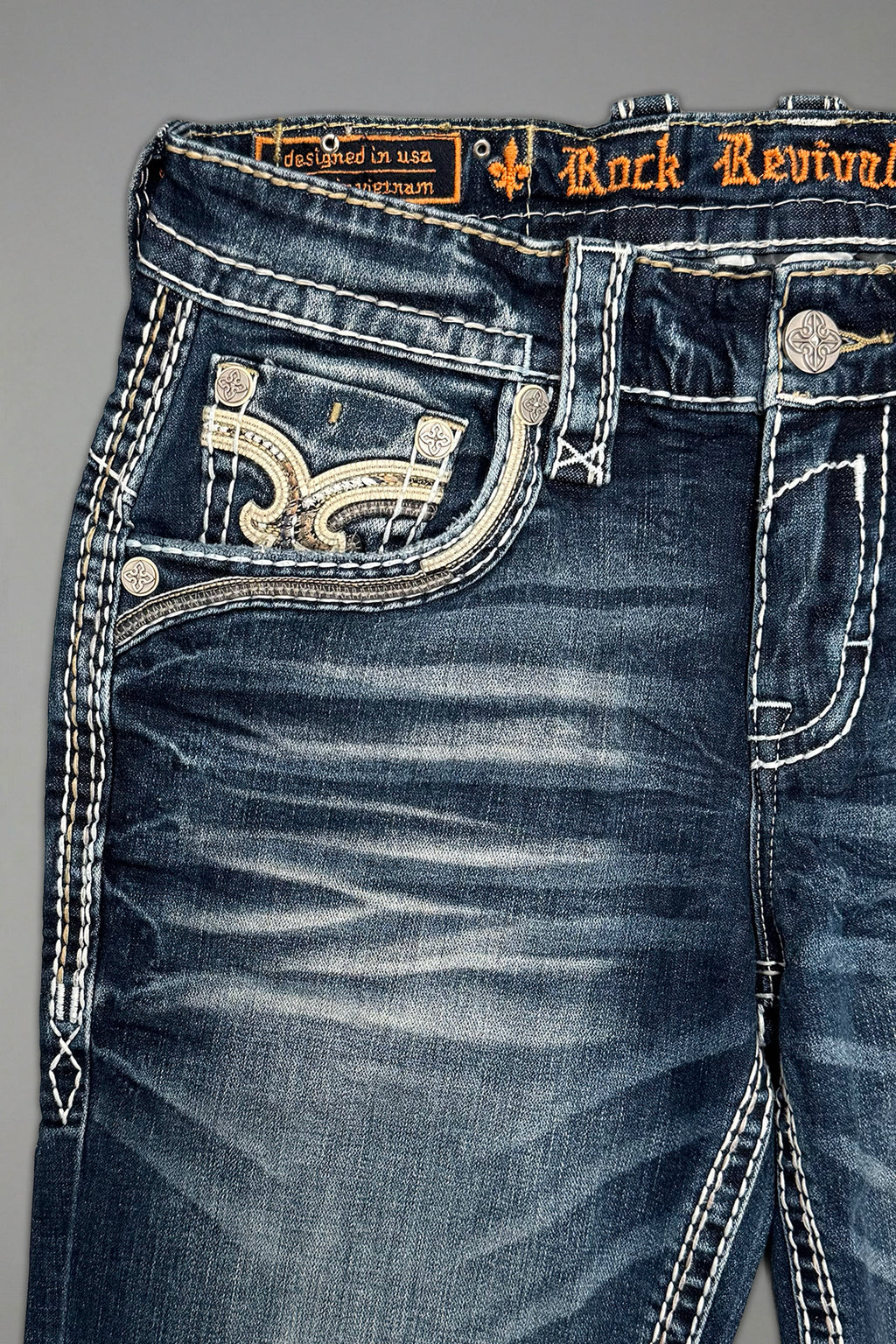 Rock Revival Jadyn Bootcut Jeans, coin pocket detail