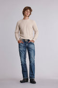 Rock Revival Jadyn Bootcut Jeans in Medium Wash, on model