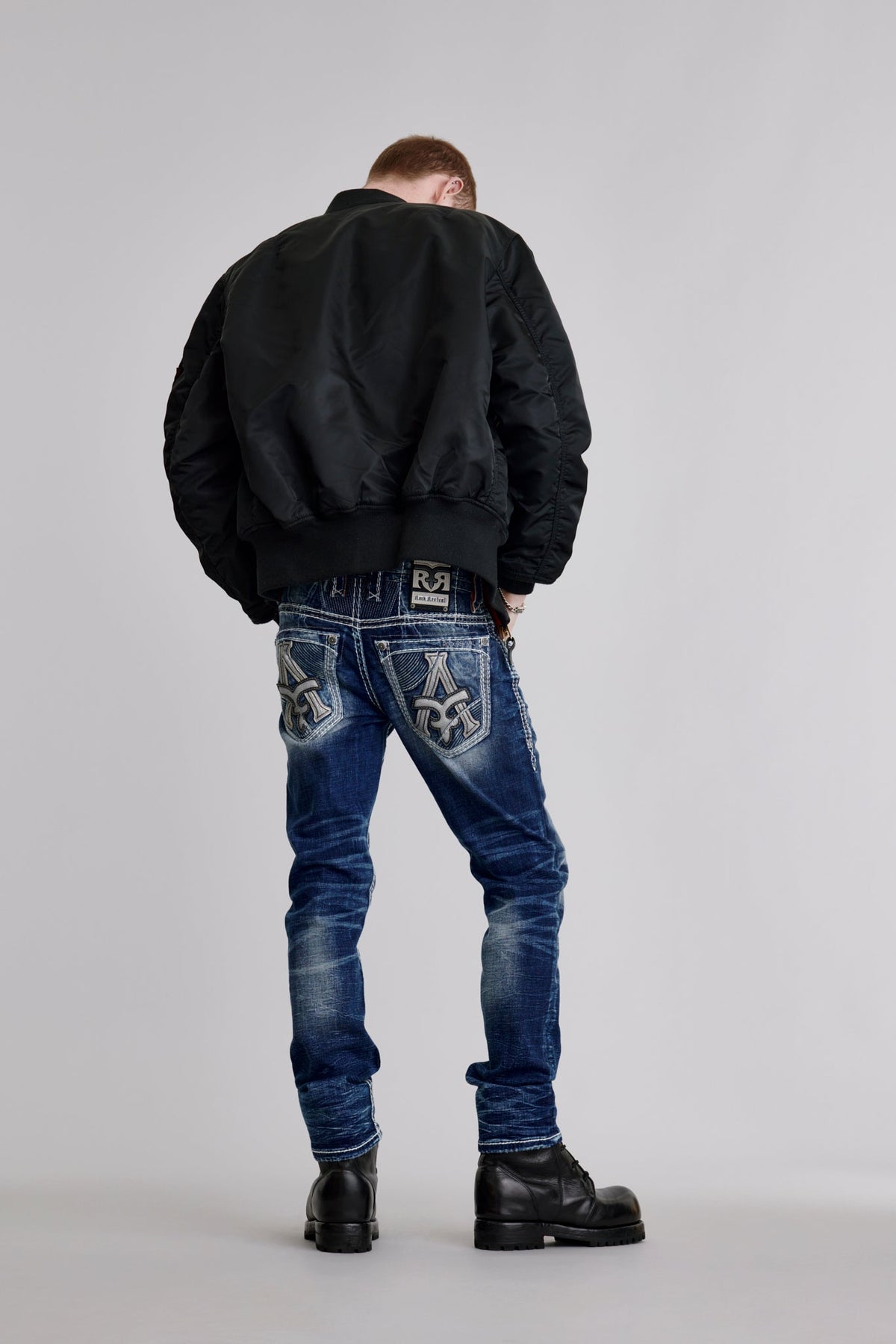 Rock Revival Edmund Straight Jeans – Medium Wash