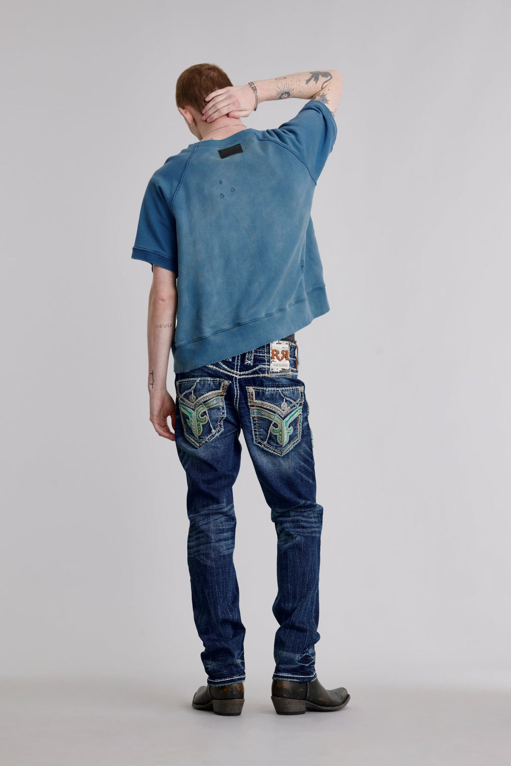 Rock Revival Rufus Straight Jeans – Dark Wash
