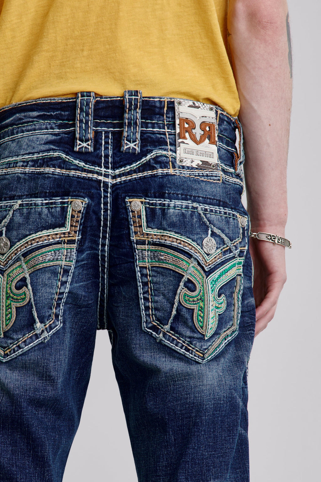Rock Revival Rufus Straight Jeans – Dark Wash