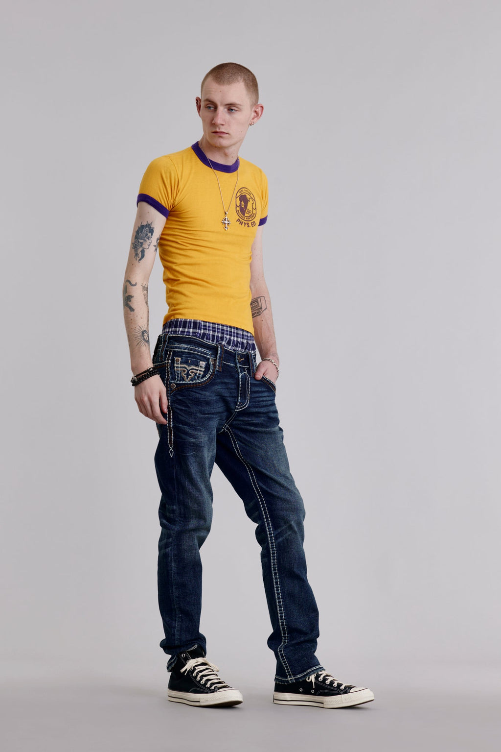 Rock Revival Camilo Straight Jeans – Deep Indigo