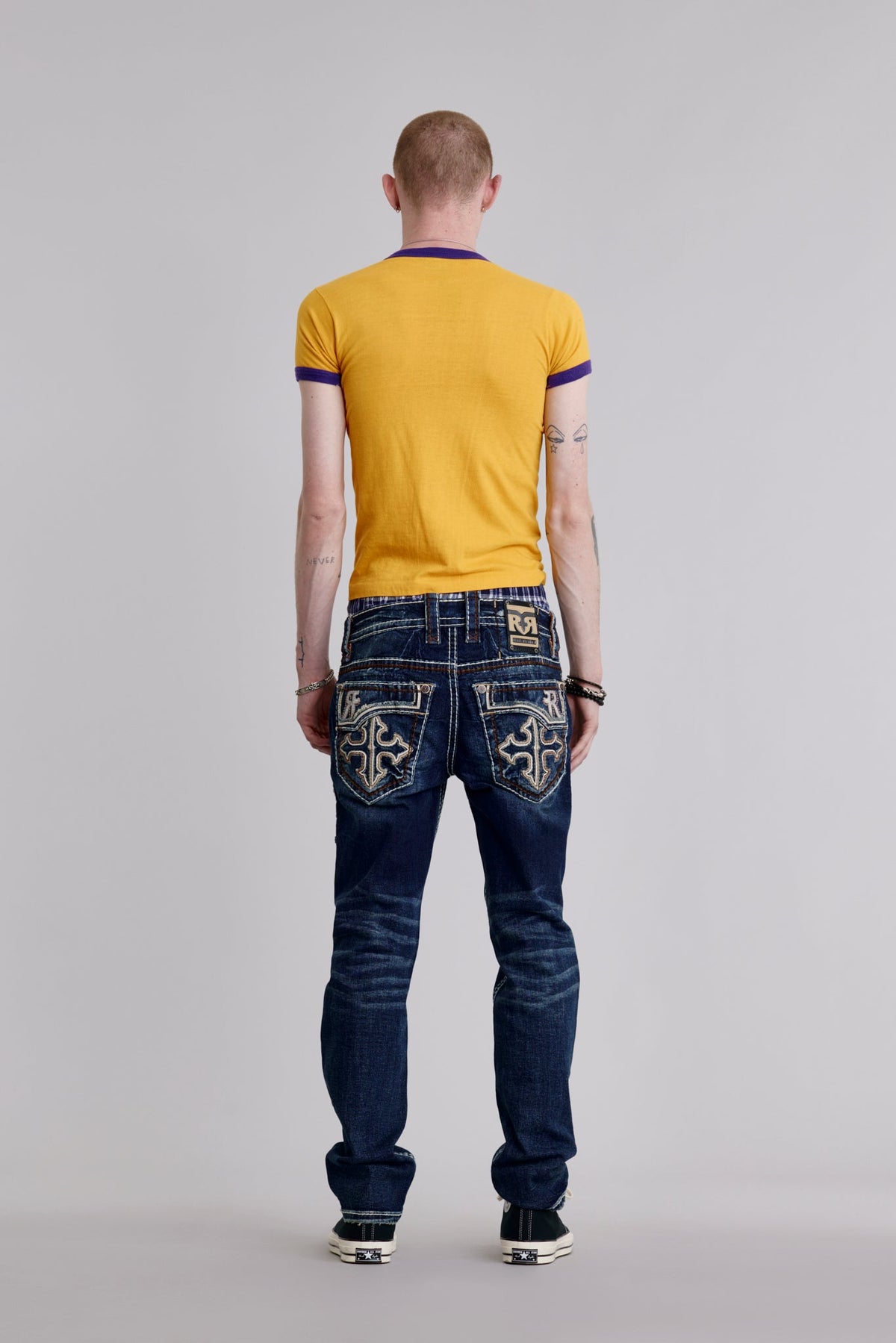 Rock Revival Camilo Straight Jeans – Deep Indigo