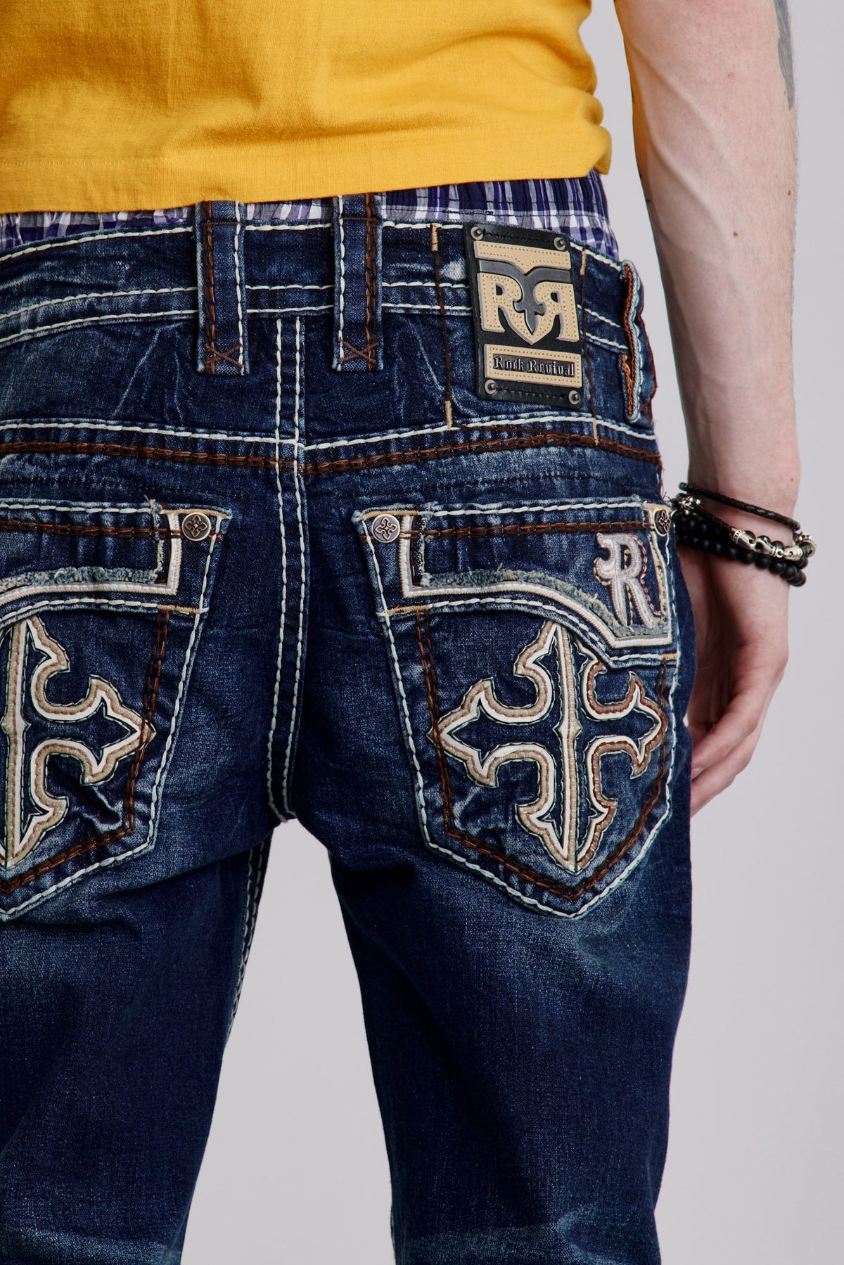 Rock Revival Camilo Straight Jeans – Deep Indigo