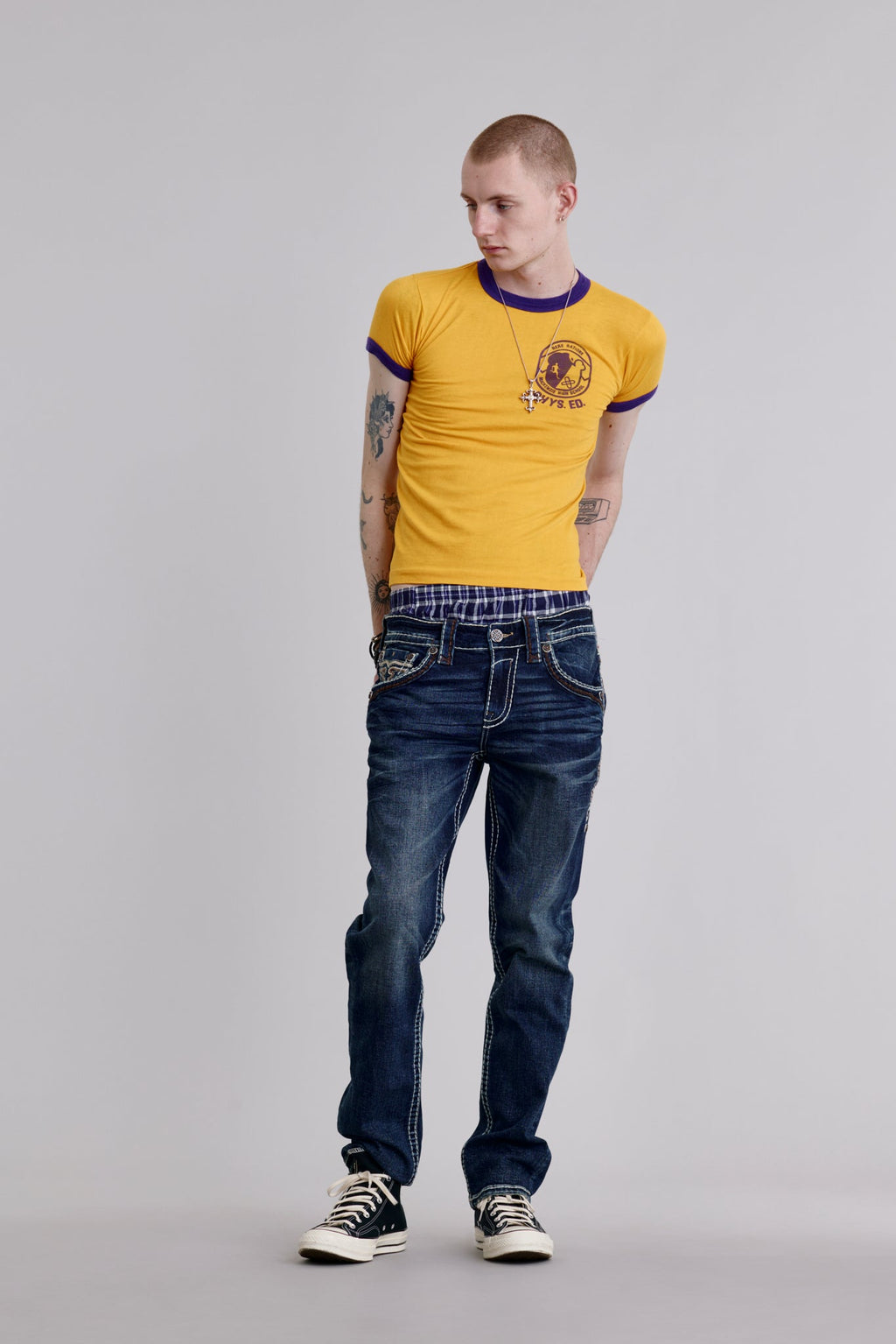 Rock Revival Camilo Straight Jeans – Deep Indigo