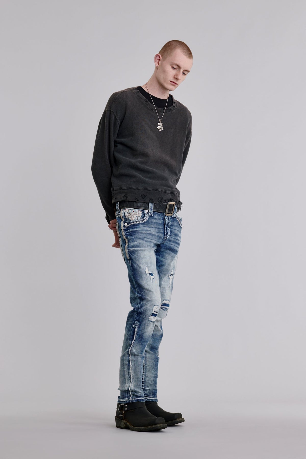 Rock Revival Jakub Straight Jeans – Medium Wash