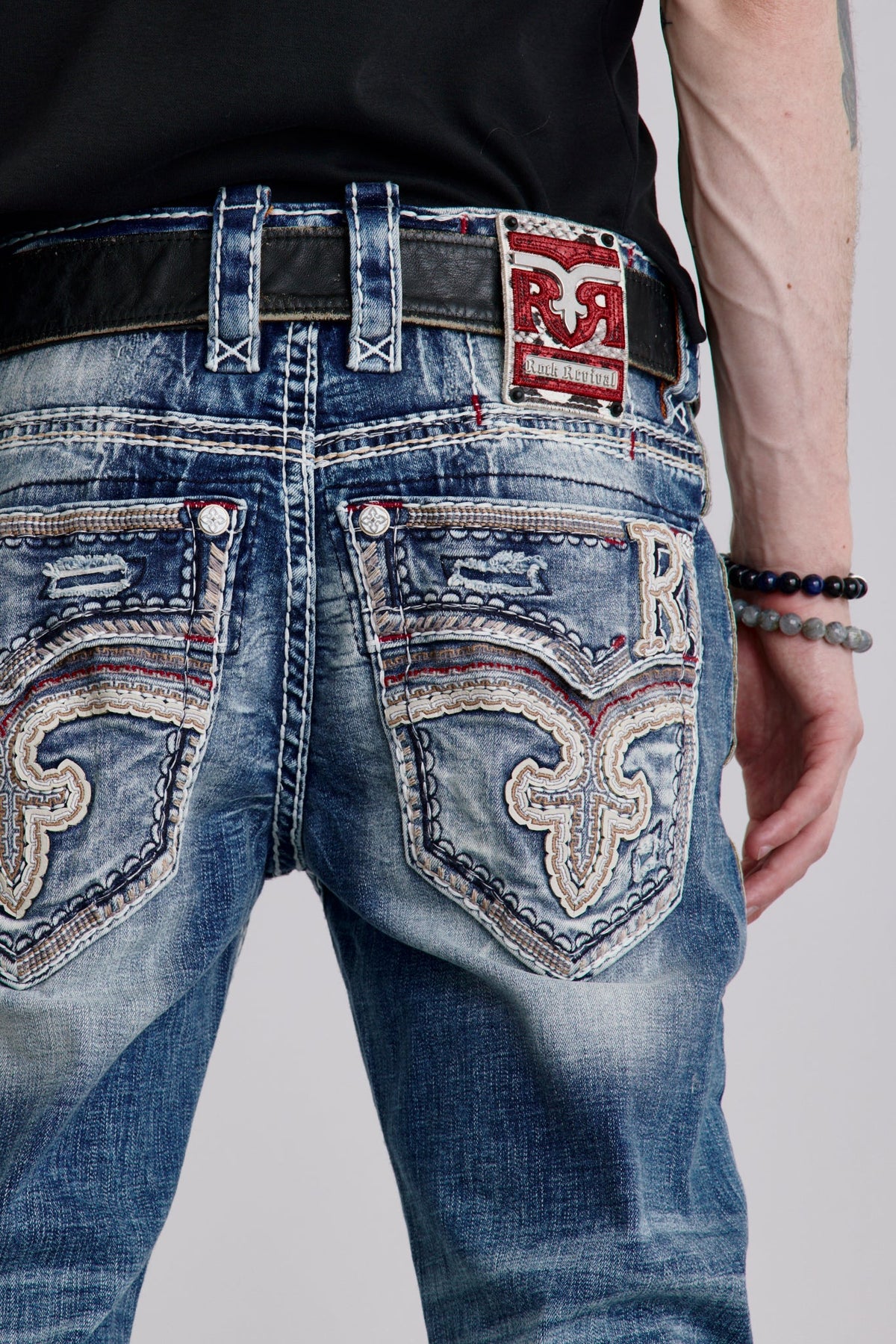 Rock Revival Jakub Straight Jeans – Medium Wash