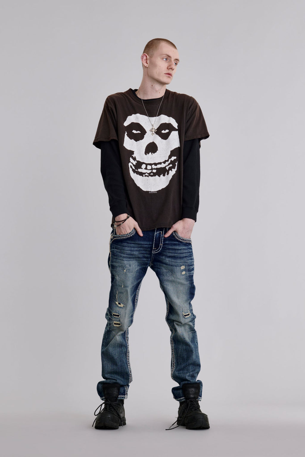 Rock Revival Kylan Straight Jeans – Dark Wash