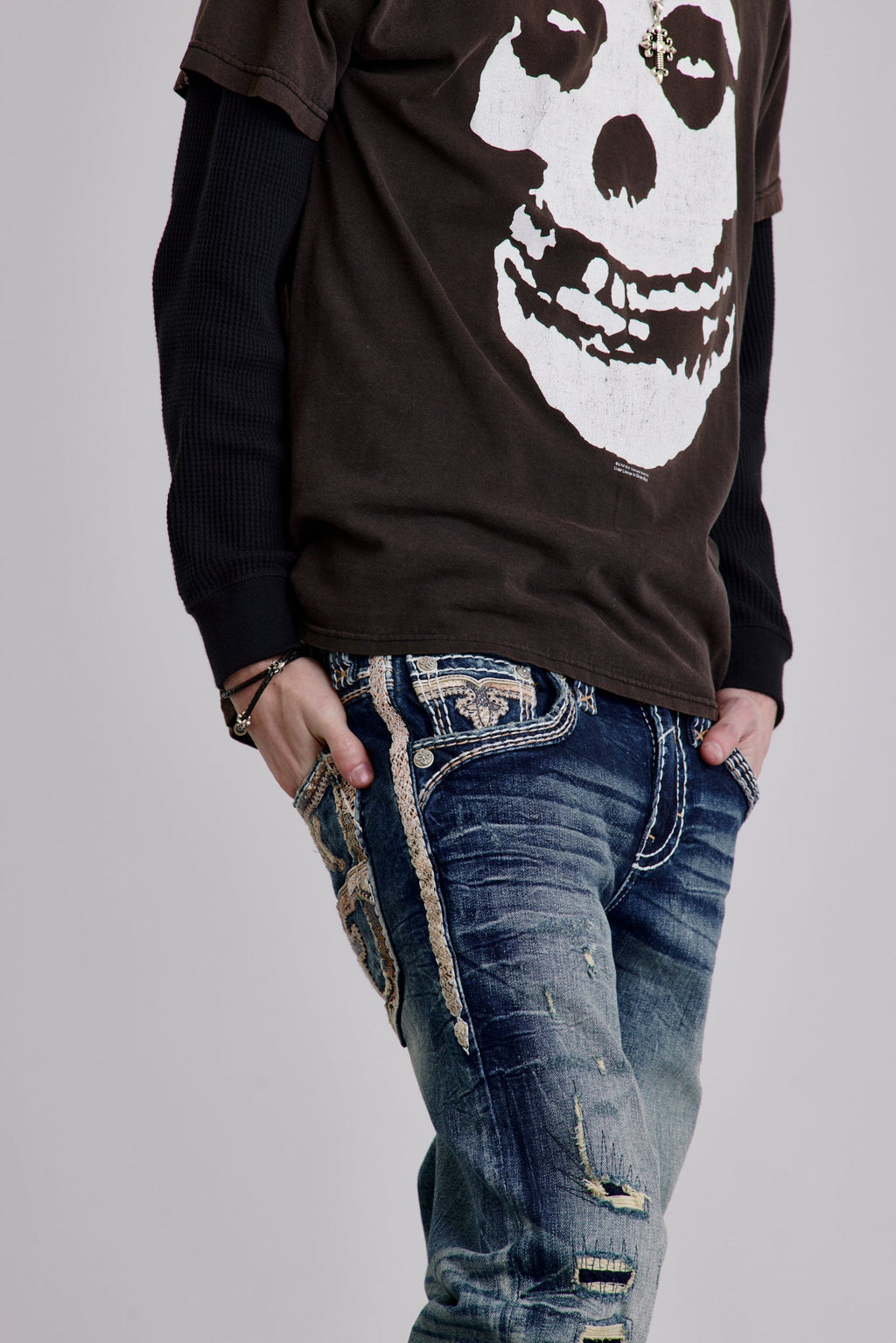 Rock Revival Kylan Straight Jeans – Dark Wash