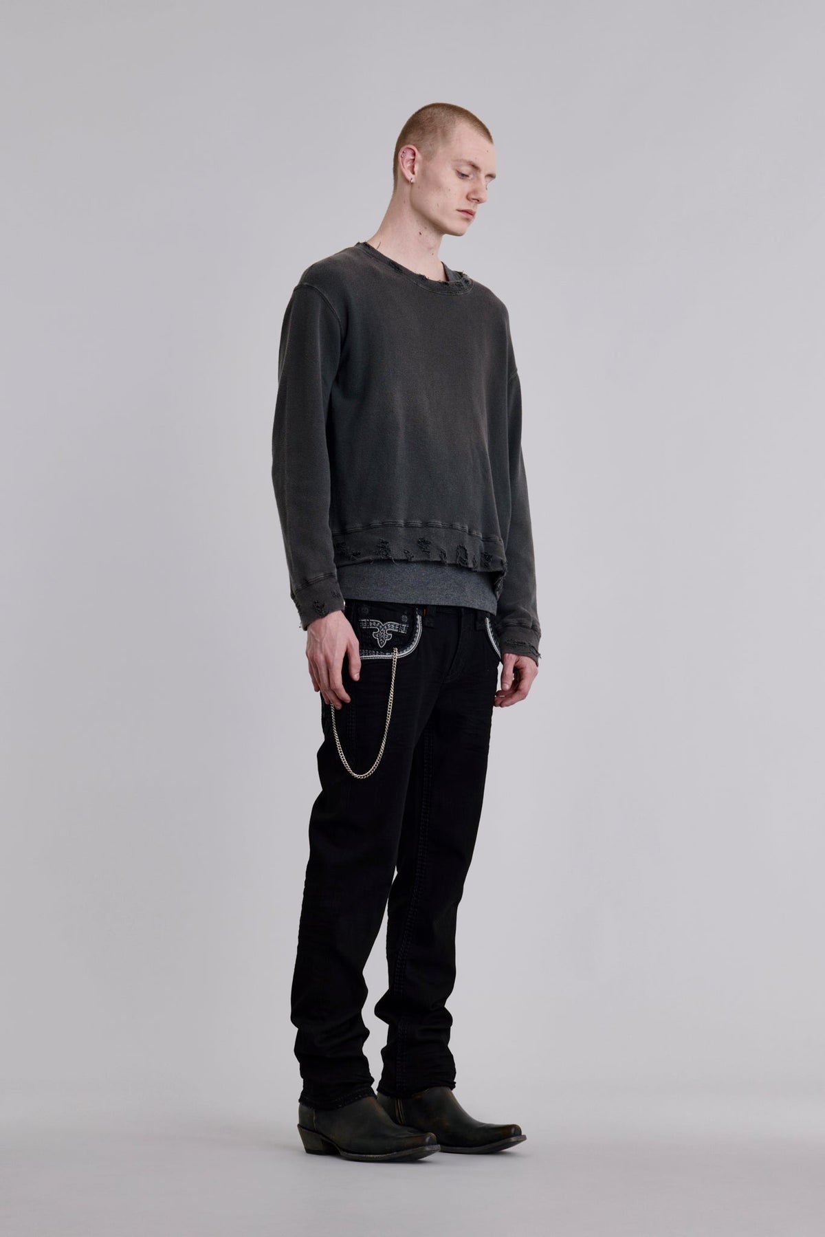 Rock Revival Malcolm Straight Jeans – Black