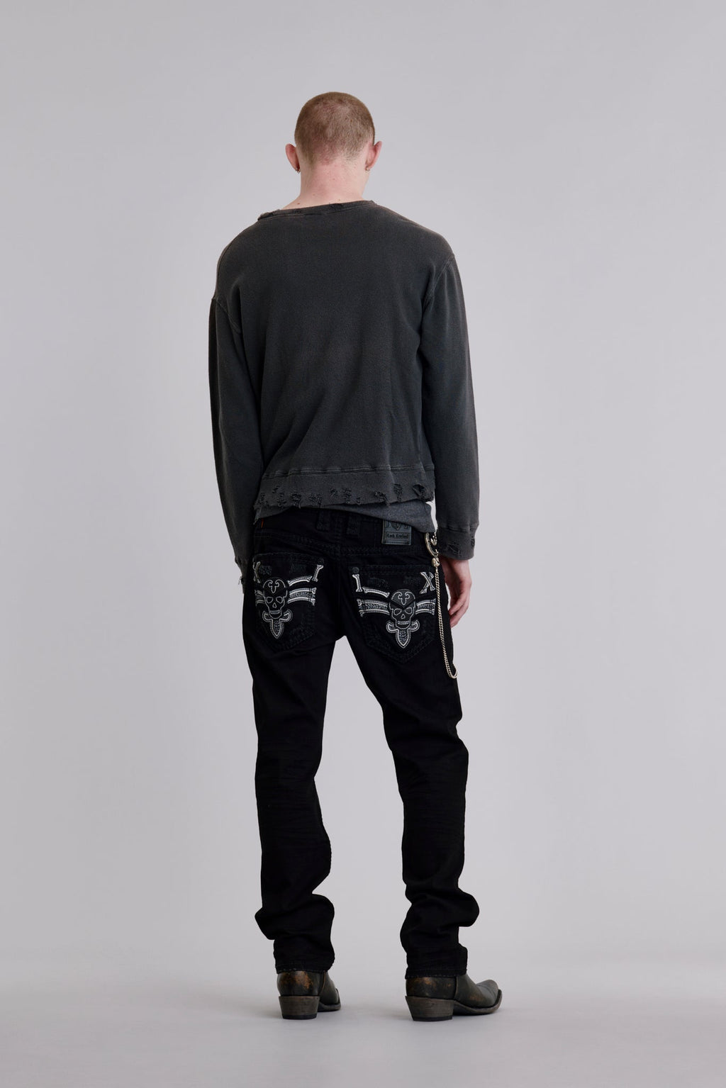 Rock Revival Malcolm Straight Jeans – Black