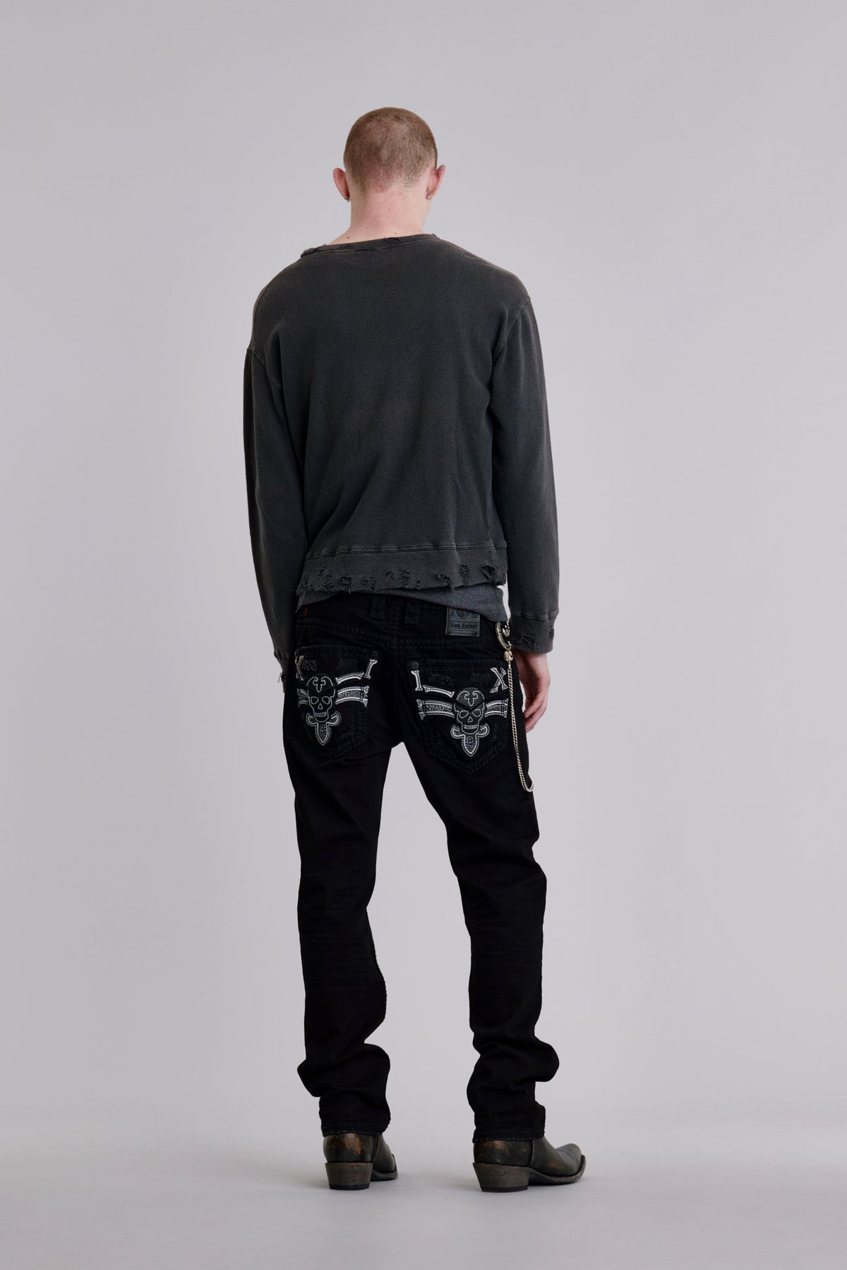 Rock Revival Malcolm Straight Jeans – Black