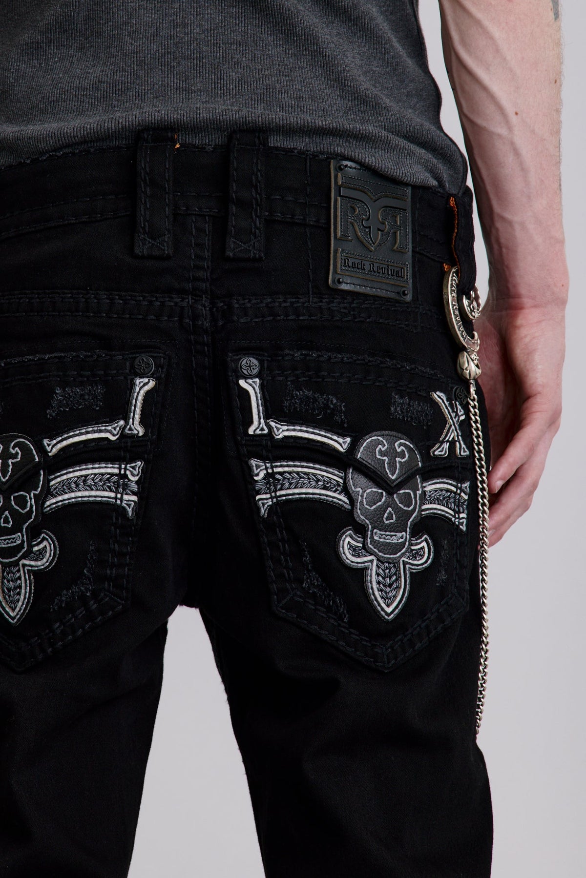 Rock Revival Malcolm Straight Jeans – Black