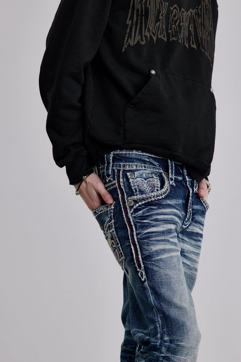 Rock Revival Mckay Straight Jeans – Medium Blue