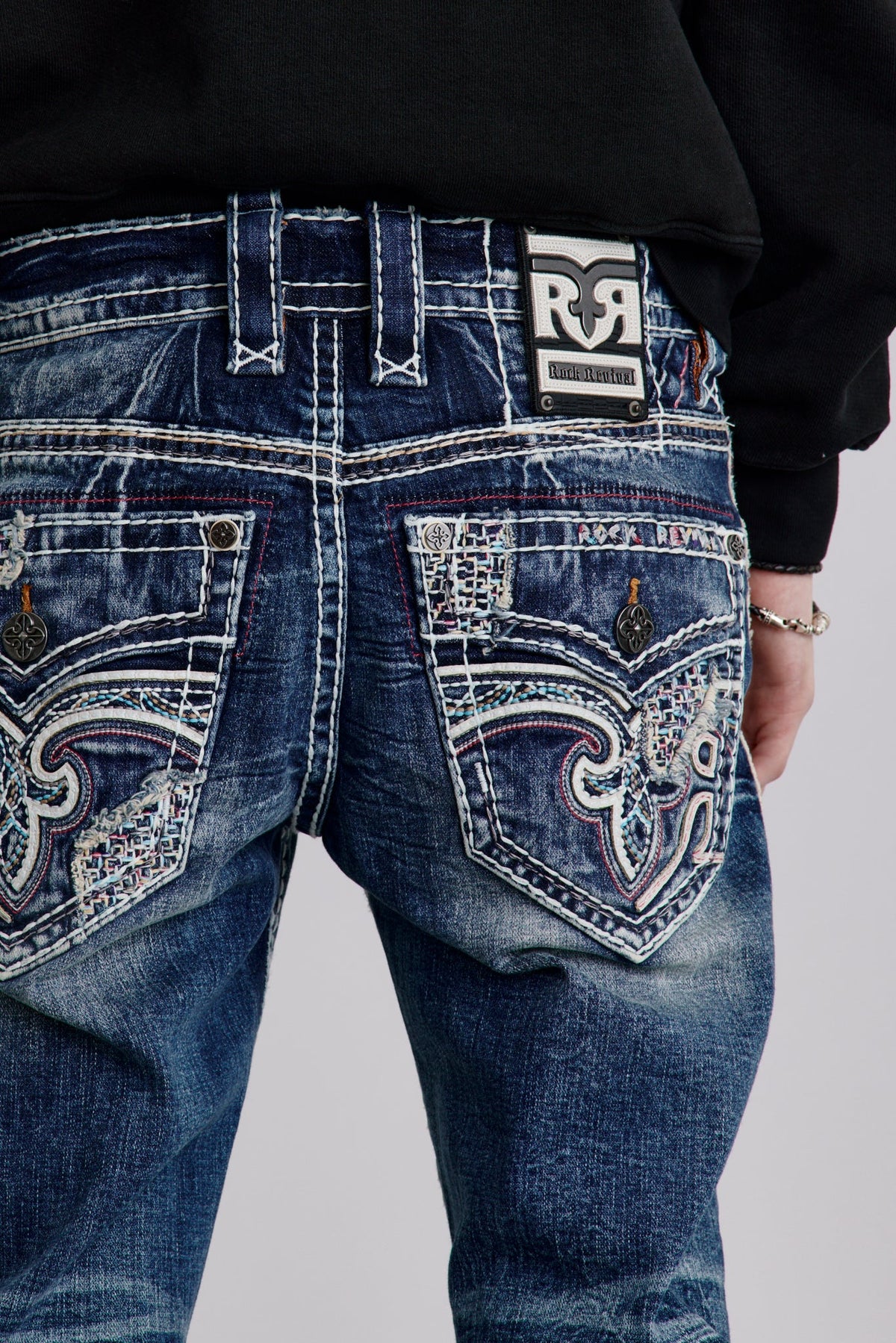 Rock Revival Mckay Straight Jeans – Medium Blue