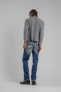 Rock Revival Mckay Straight Jeans – Dark Blue