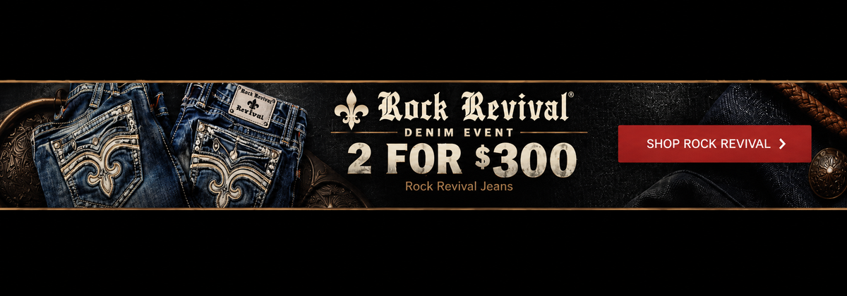 Rock Revival Denim Event – 2 for $300 on Rock Revival jeans