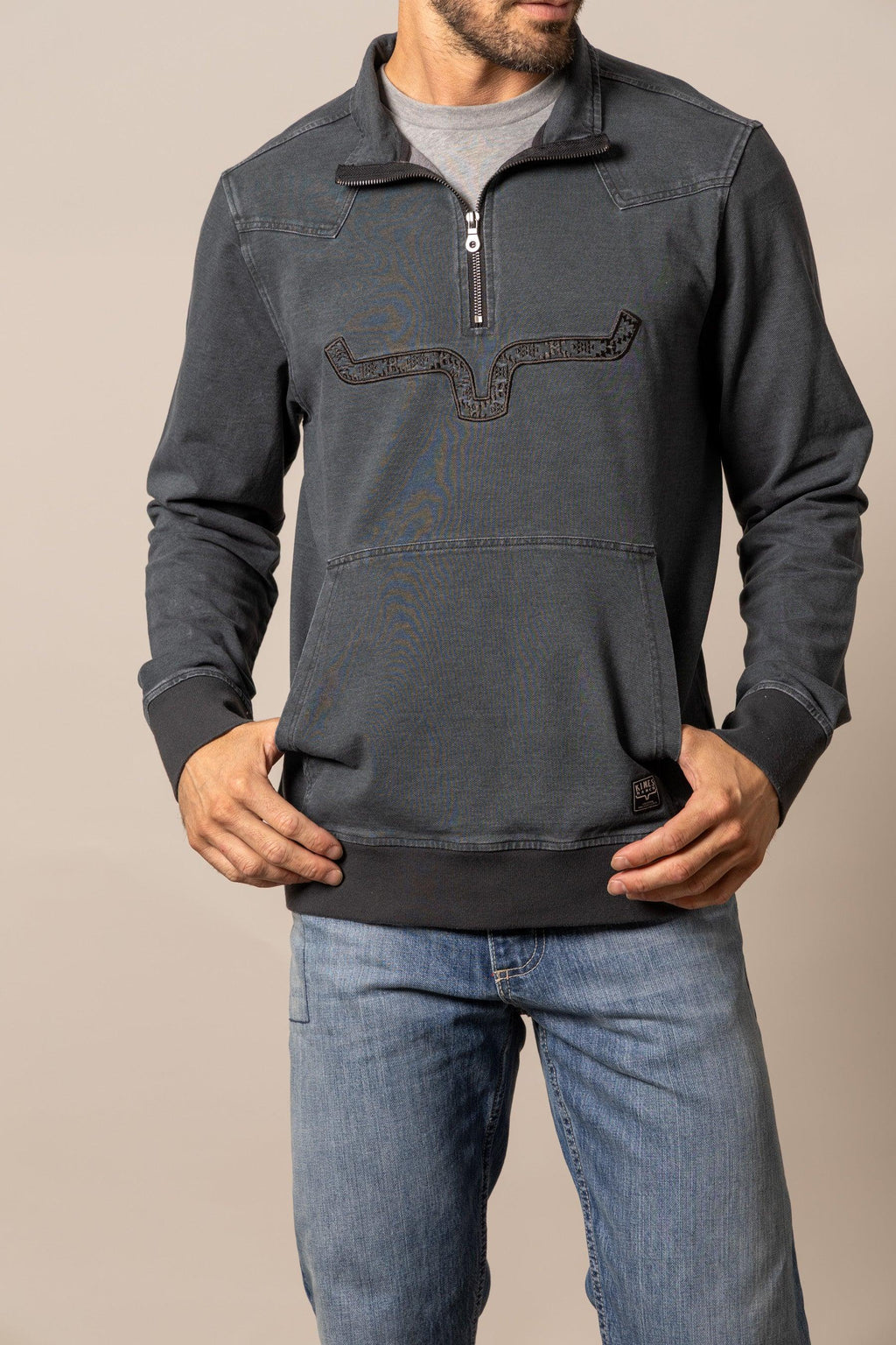 Kimes Ranch Rowell Pullover – Charcoal