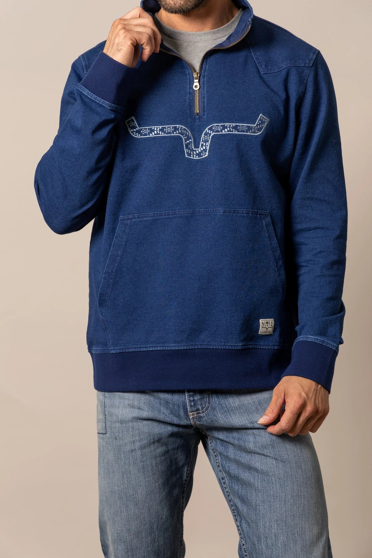 Kimes Ranch Rowell Pullover – Indigo