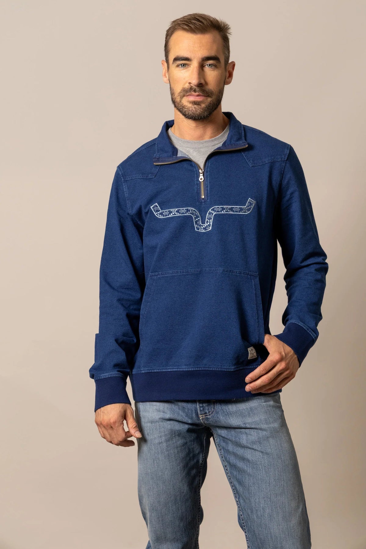 Kimes Ranch Rowell Pullover – Indigo