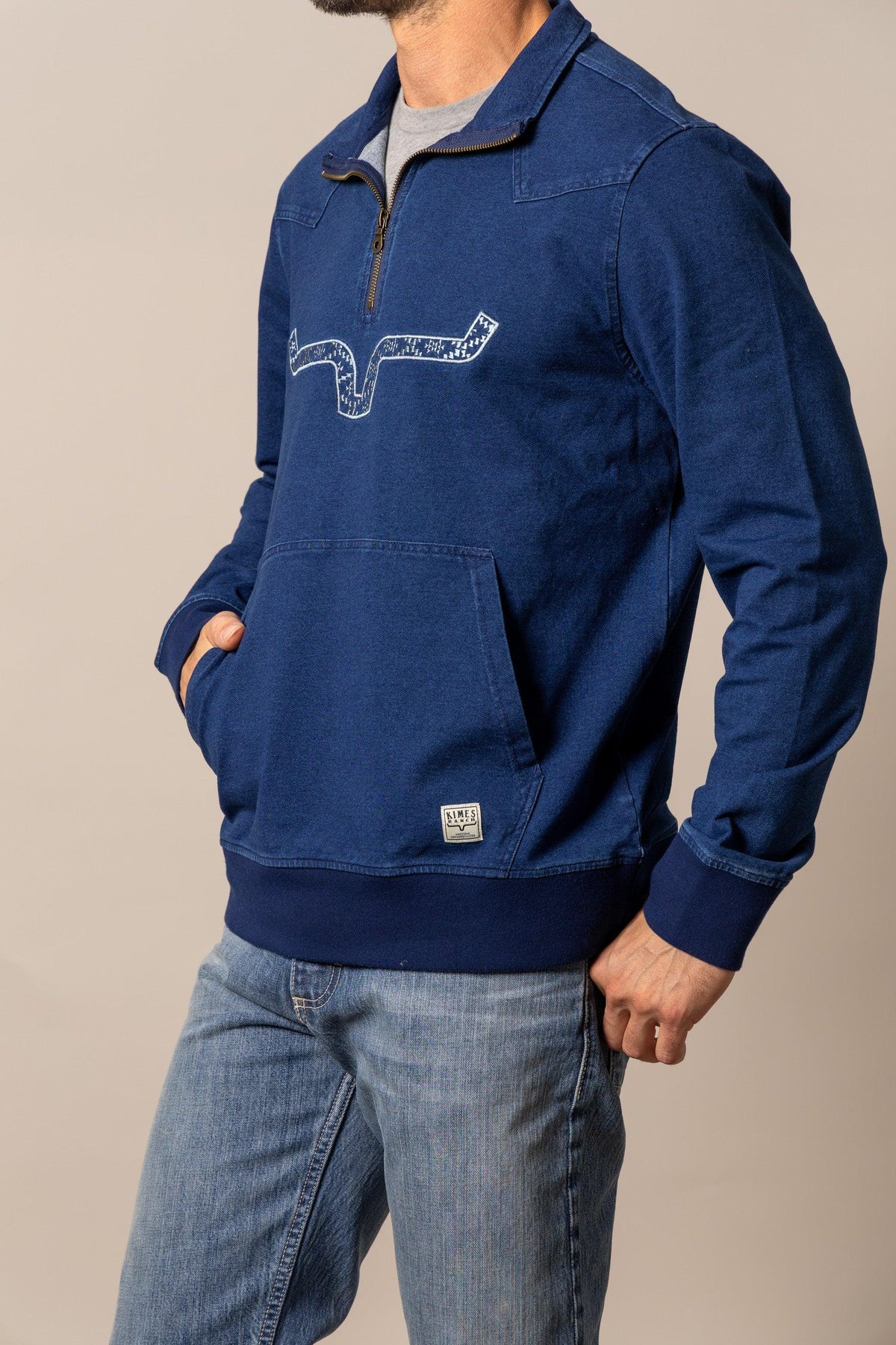 Kimes Ranch Rowell Pullover – Indigo