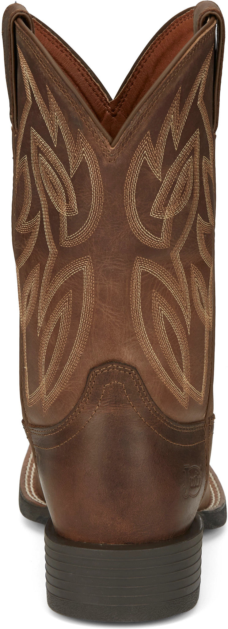 Justin Canter Dusky Brown western boot - back