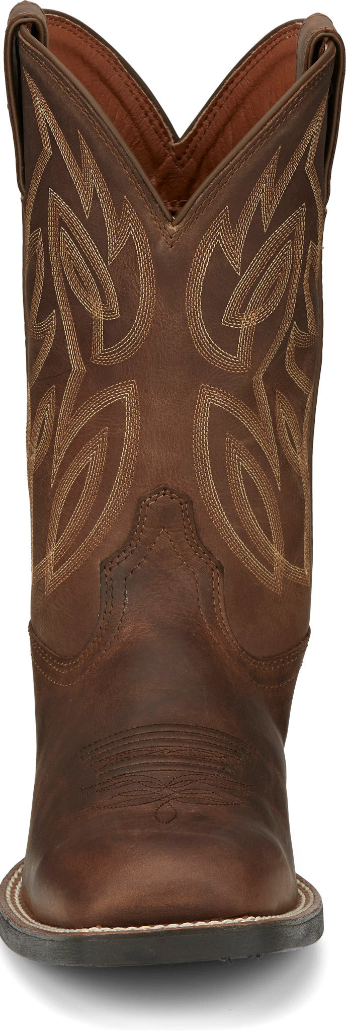 Justin Canter Dusky Brown western boot - front