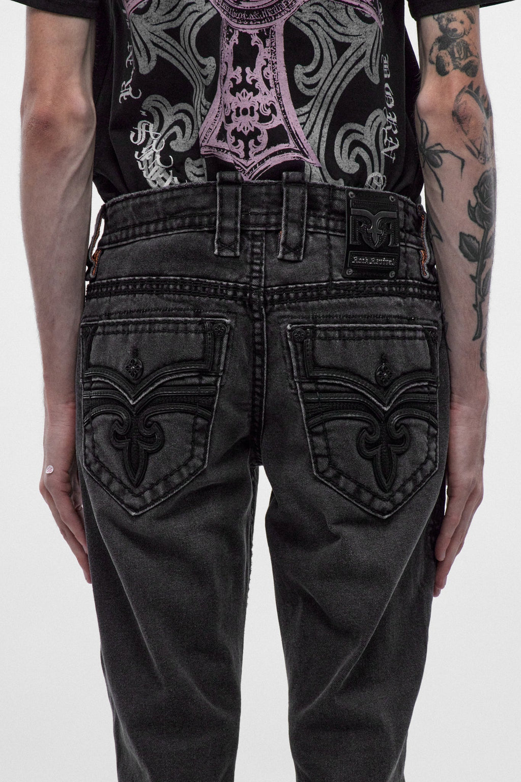 Rock Revival Wes Bootcut Jeans – Black
