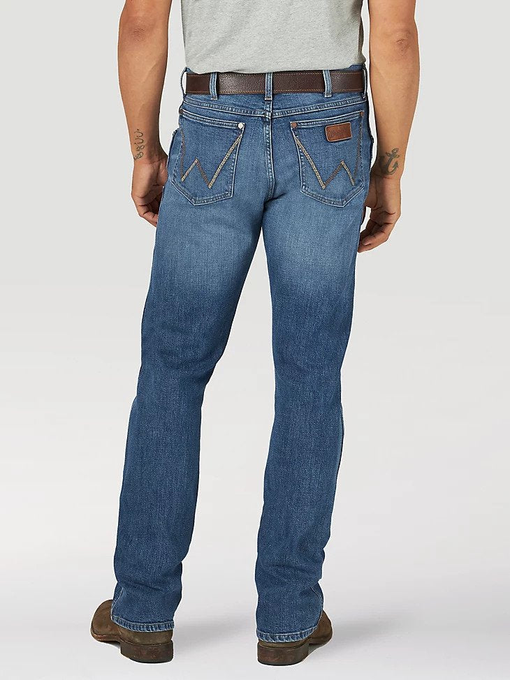 Wrangler Retro Slim Fit Bootcut Jeans in Night Sky