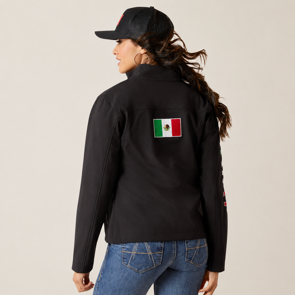 Ariat Classic Team Mexico Softshell Jacket – Black