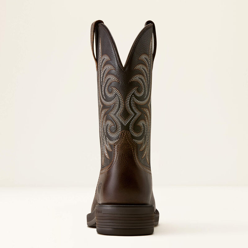 Ariat Ranger Wide Square Toe Cowboy Boot - Wicker / Chocolate Smoke
