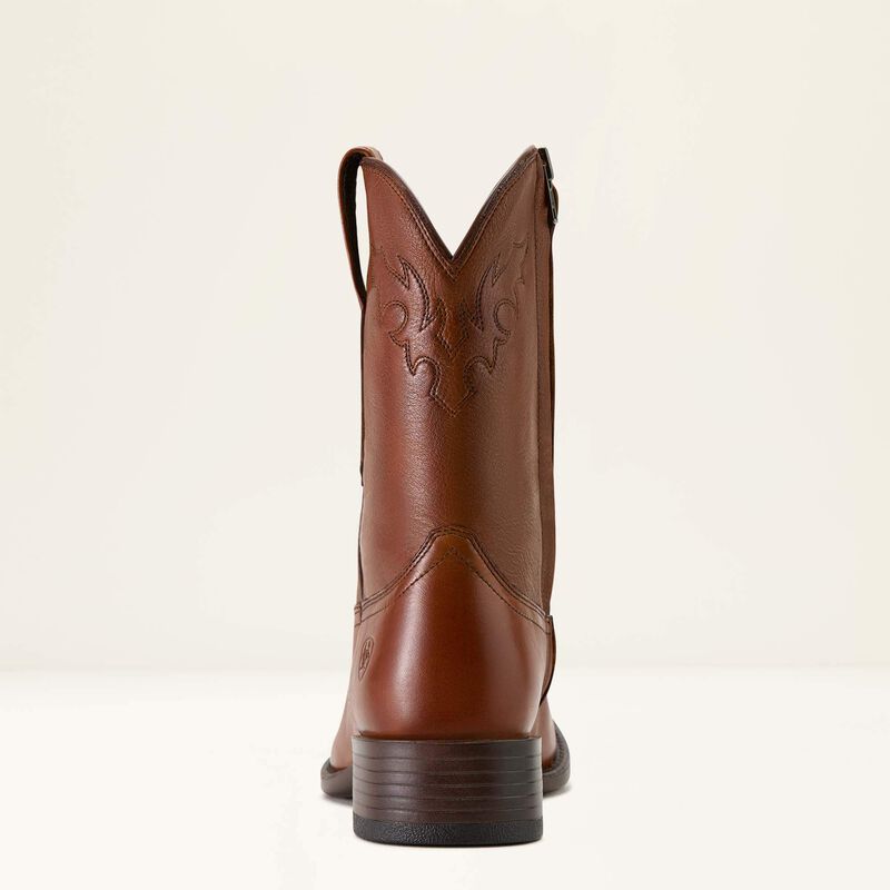 Ariat Sonoro Roper Toe Western Boot - Cinnamon Brown