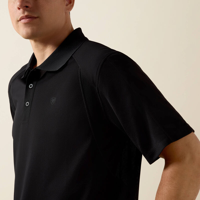 Ariat AC Short Sleeve Polo – Black