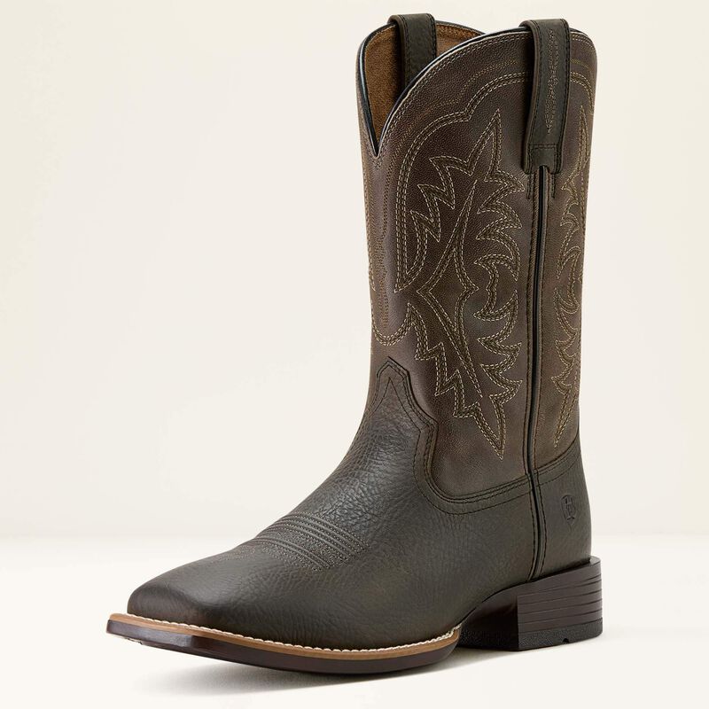 Ariat Ryden Ultra Wide Square Toe Cowboy Boot - Smokey Brown