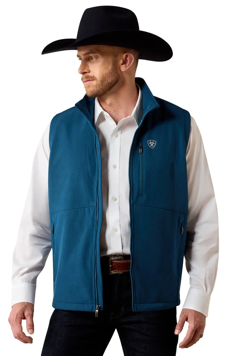 Ariat Legion Blue Heather Softshell Vest