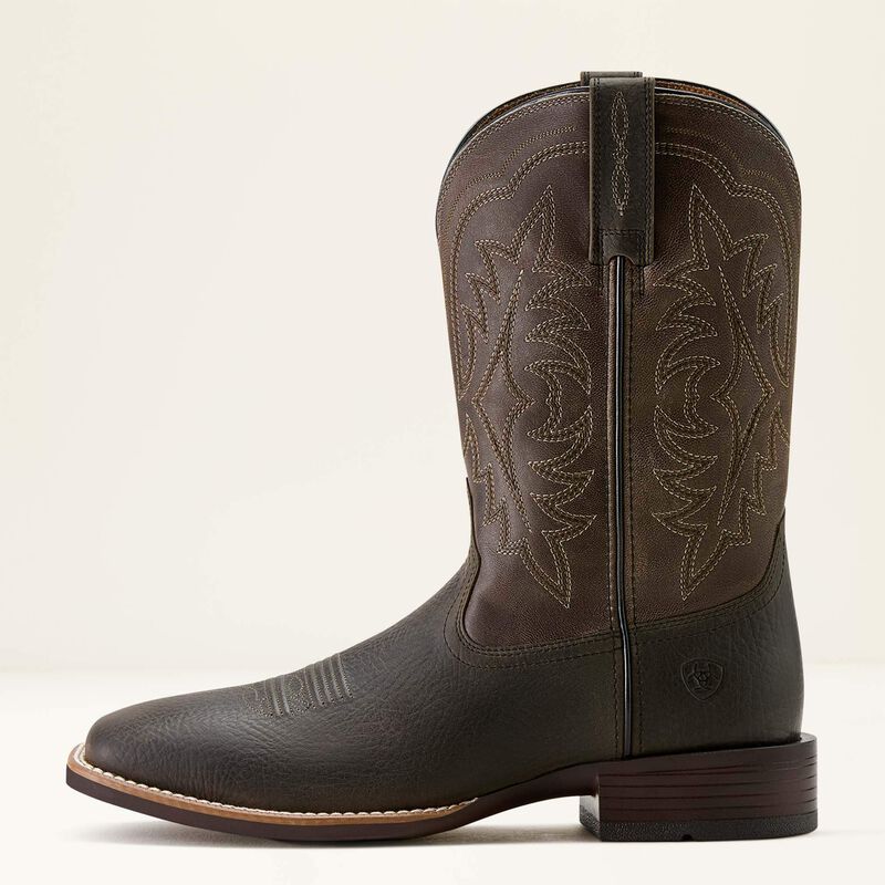 Ariat Ryden Ultra Wide Square Toe Cowboy Boot - Smokey Brown